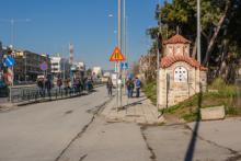 Εκκλησάκι στο Λαγκαδά στο στρατόπεδο Παύλου Μελά στη θεσσαλονίκη